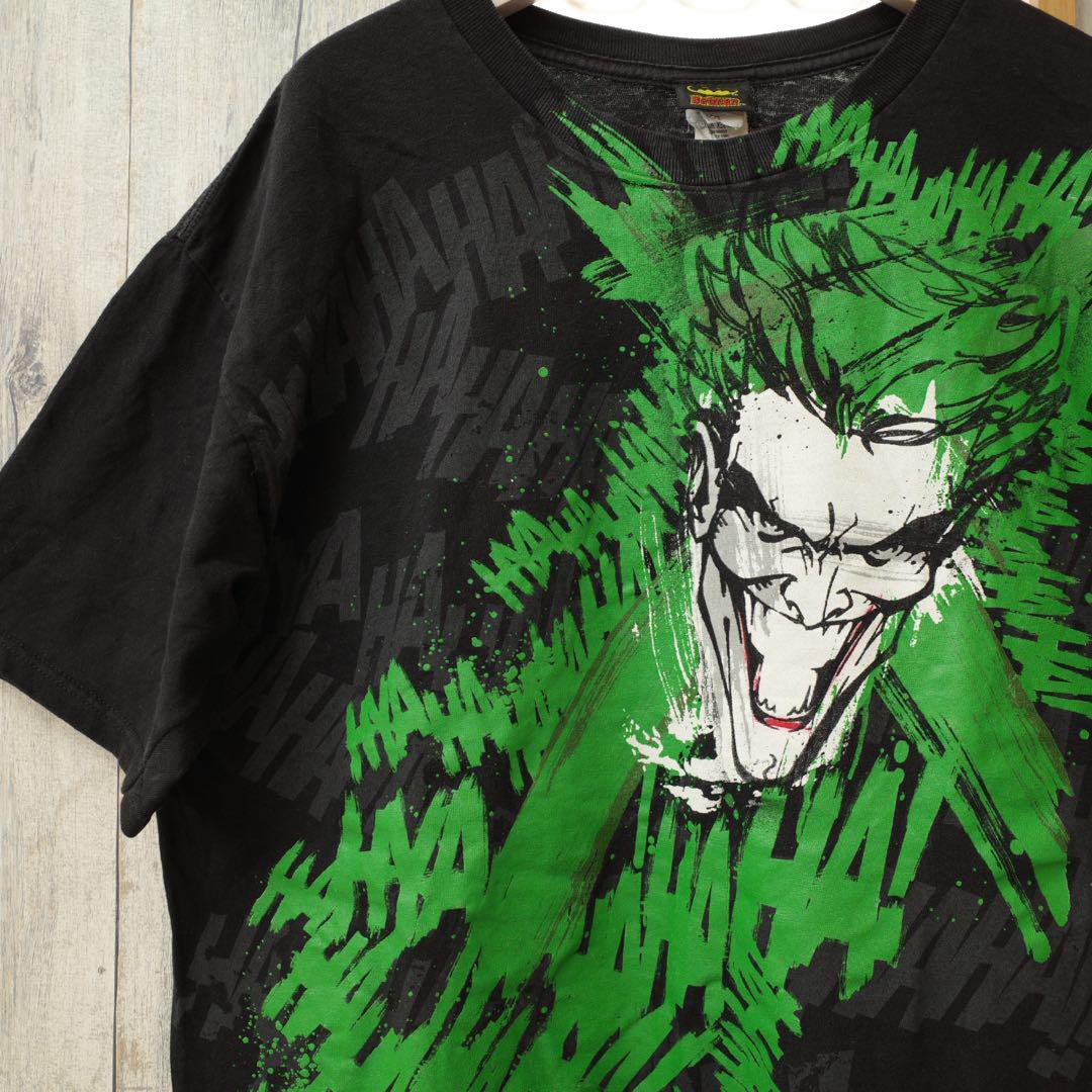 US 古着 ジョーカー Tシャツ BATMAN バットマン L ハハハ HAHAHA