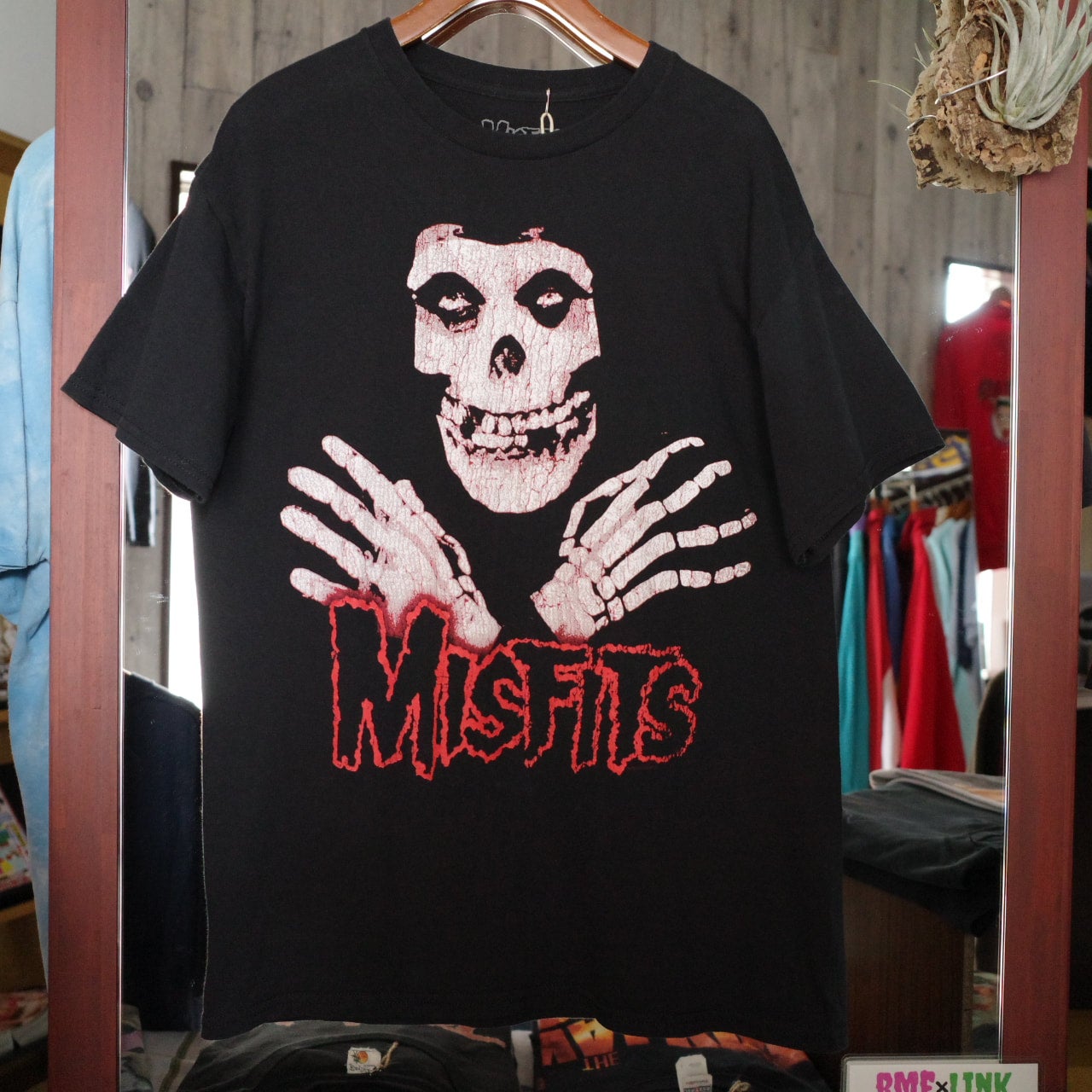 US古着 MisFits ミスフィッツ パンク バンド tシャツ M スカル