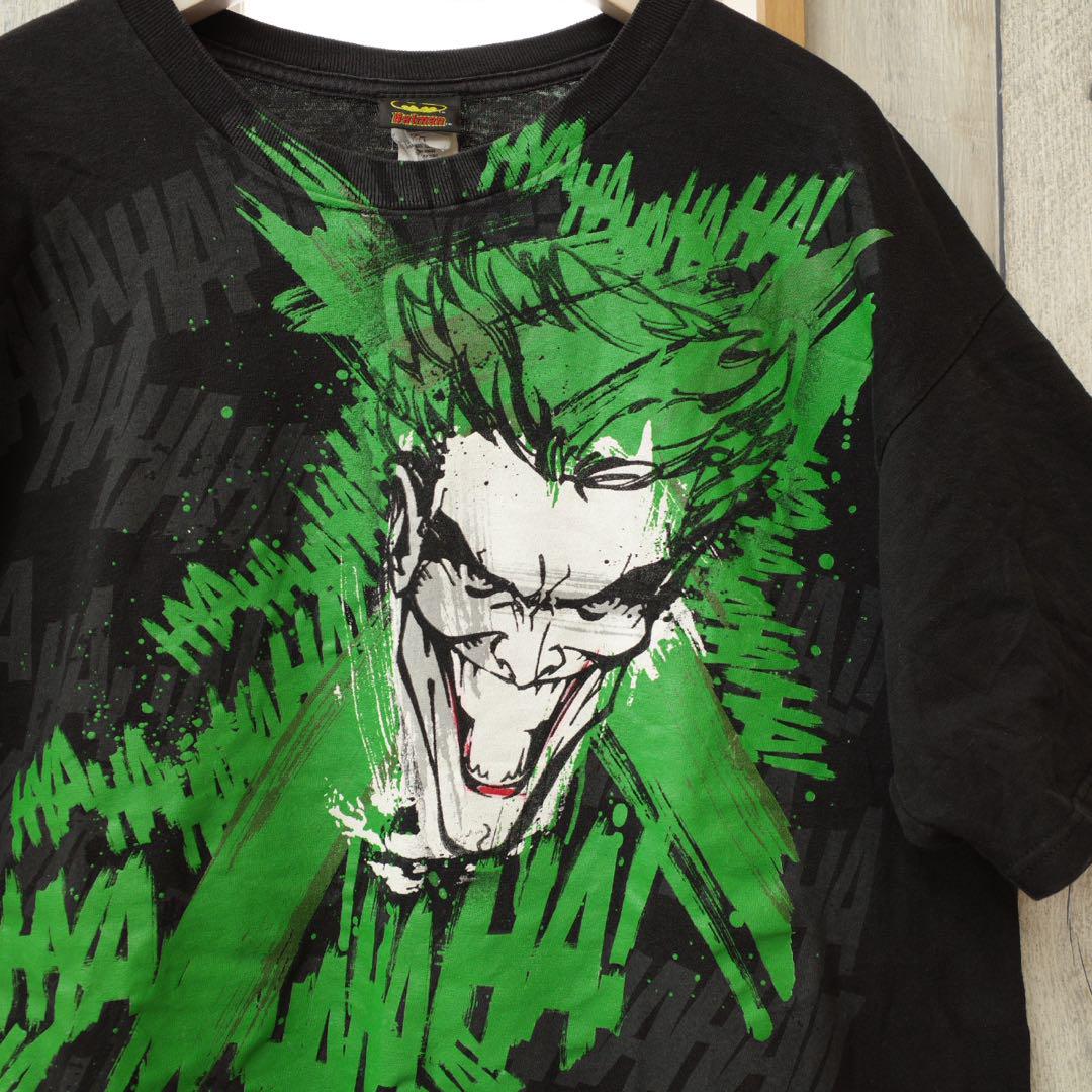 US 古着 ジョーカー Tシャツ BATMAN バットマン L ハハハ HAHAHA t