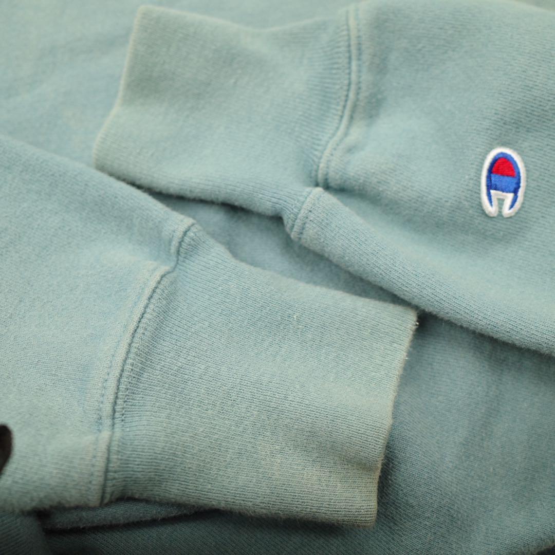 US 古着 リバース ウィーブ L スウェット champion 刺繍 ロゴ チャンピオン くすみ | bmf. Online Store