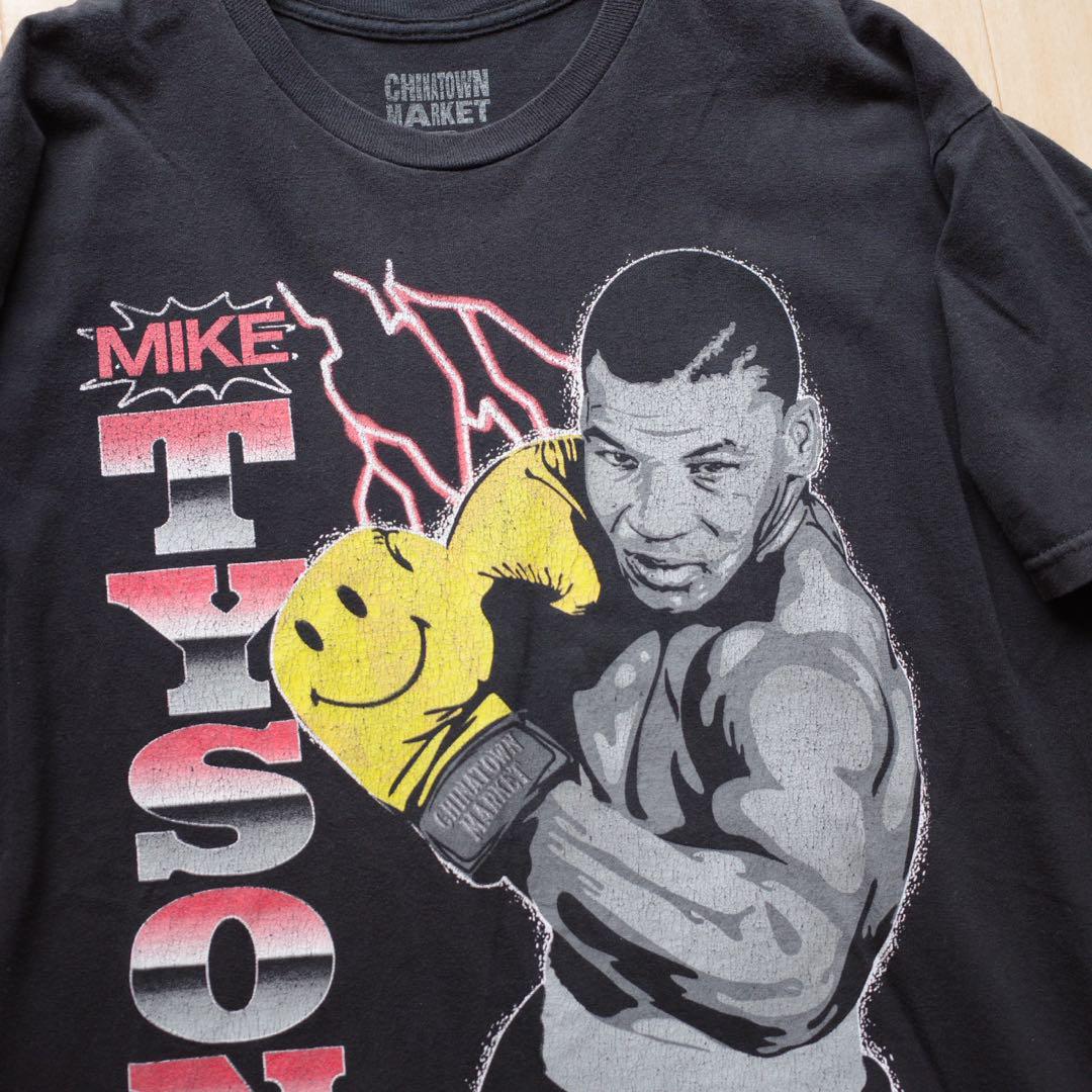 US 古着 マイク タイソン Tシャツ XL チャイナ タウン マーケット 